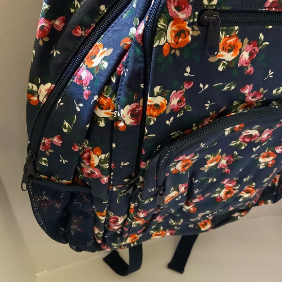 paintbox flowers frame backpack